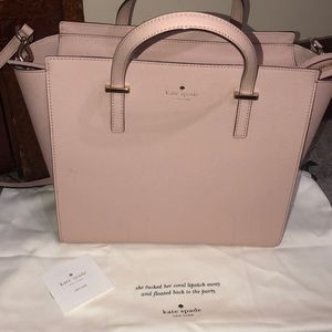 Kate Spade ballerina pink purse